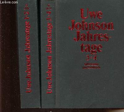 Jahrestage 1-2 + 3-4. Volumes I + II