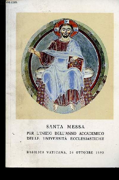Santa Messa per l'inizio dell'anno accademico delle Universita Ecclesiastiche. Basilica Vaticana, 26 ottobre 1990