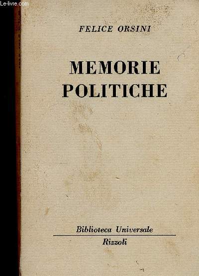 Memorie Politiche (Collection 