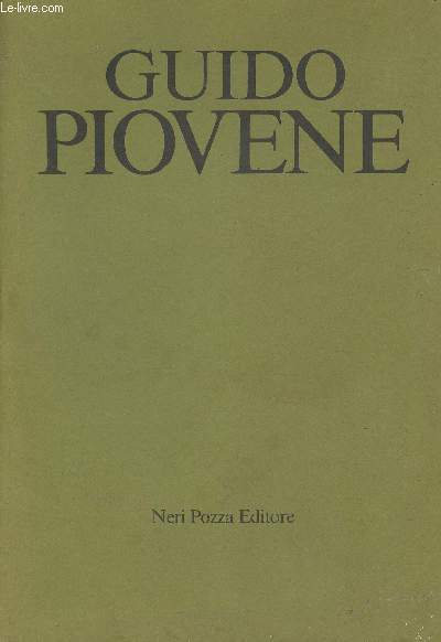 Guido piovene - La linea veneta nella cultura contemporanea