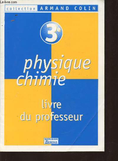 Physique chimie 3e- Livre du professeur