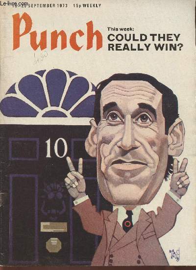 Punch - 19-25 September 1973-Sommaire: Could they really win?- Triumph investment trust-When you go first class with Pan Am, you come first- Managing to grow in Glasgow- on a wing and a prayer- etc.