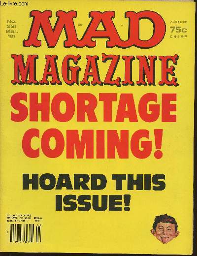 Mad n221- March 1981-Sommaire: An eye for an 