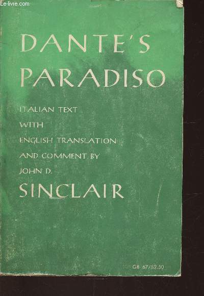 The Divine comedy of Dante Alighieri- Dante's paradiso