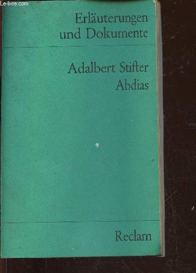 Abdias. Erluterungen und Dokumente (Collection 
