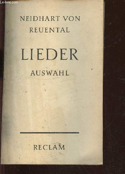 Lieder. Auswahl
