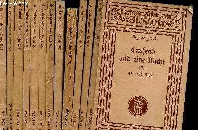 Tausend und eine Nacht. Tomes 3, 4, 5, 6, 7, 8, 9, 10, 13, 14, 15 et 16 (Collection 