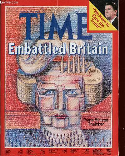 Time n7, February 16, 1981 : Embattled but unbowed : Prime Minister Thatcher, par Marguerite Johnson - Spain : A king for a Democracy, par John Nielsen - Nicaragua : Sandinistas under fire, par Sara Medina - etc
