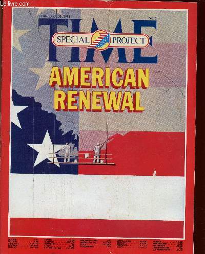 Time n8, February 23, 1981 : American Renewal. A day in the life of the New President Reagan, par Laurence I. Barrett - Poland : A General Takes Charge, par Thomas A. Sancton - Burger takes aim at crime, par Bennett H. Beach - etc