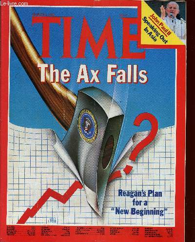 Time n9, March 2, 1981 : The Ax falls. Asia : Mission to the East for the Pope, par Richard N. Ostling - On to Japan : Catholicism and the Kimono, par Mayo Mohs - Poland : Back from the Brink, par Thomas A. Sancton - etc