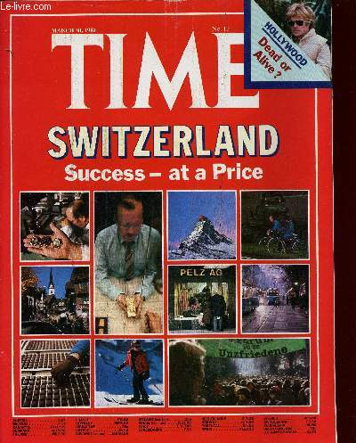 Time n13, March 30, 1981 : Switzerland : Success- at a price. Salvador : 
