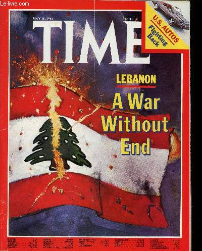 Time n19, May 11, 1981 : Lebanon : A war without End, par Spencer Davidson - 