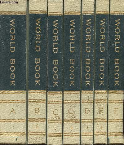 The World Book Encyclopedia. Volumes 1  16 (16 volumes) : Vol. 1 : A. Vol. 2 : B. Vol. 3 : C to Ch. Vol. 4 : Ci to Cz. Vol. 5 : D. Vol. 6 : E. Vol. 7 : F. Vol. 8 : G. Vol. 9 : H. Vol. 10 : I. Vol. 11 : JK. Vol. 12 : L. Vol. 13 : M. Vol. 14 : N-O - etc