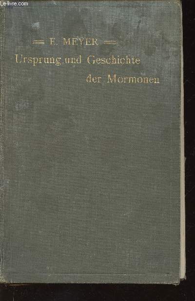 Ursprung und Geschichte der Mormonen