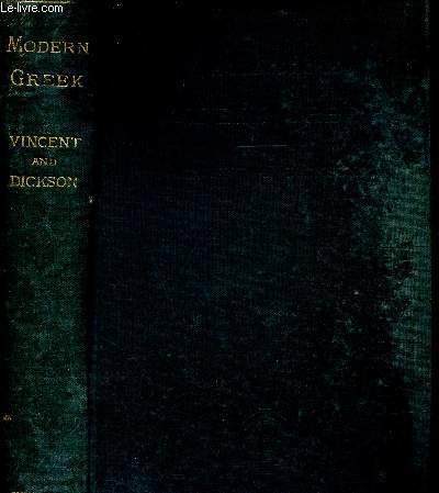 A handbook to Modern Greek. Second edition