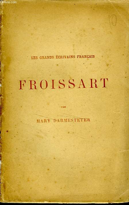 FROISSART - DARMESTETER Mary - 1894 - Photo 1/1