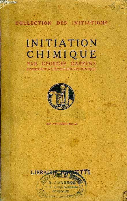 INITATION CHIMIQUE