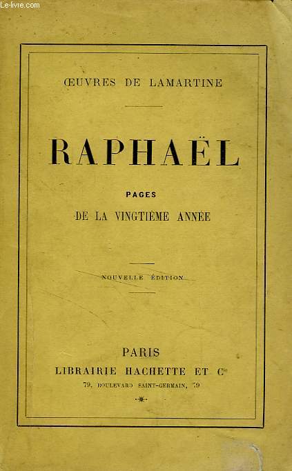 RAPHAEL - PAGES DE LA VINGTIEME ANNEE