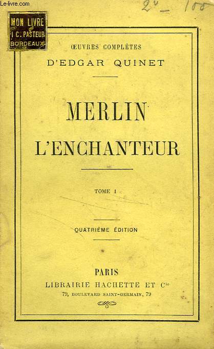 MERLIN L'ENCHANTEUR, TOME 1