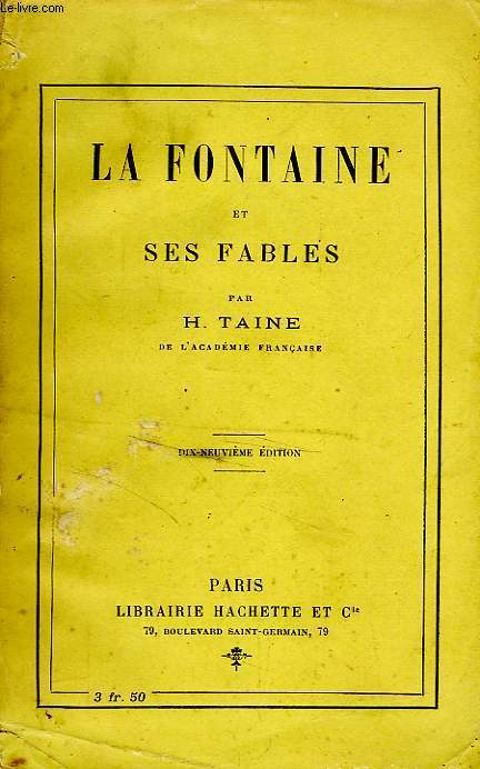 LA FONTAINE ET SES FABLES