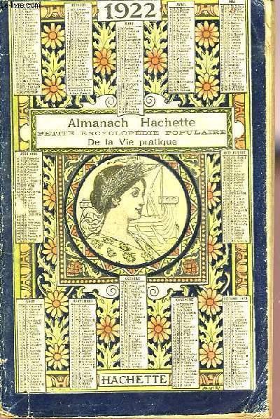 ALMANACH HACHETTE 1922