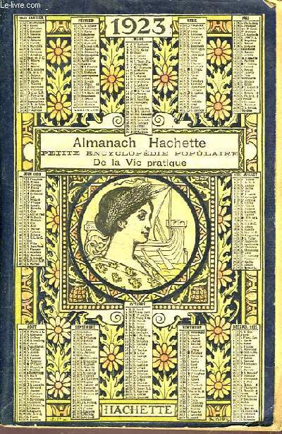 ALMANACH HACHETTE 1923
