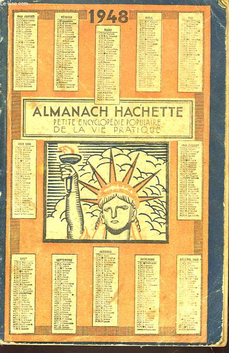 ALMANACH HACHETTE 1948