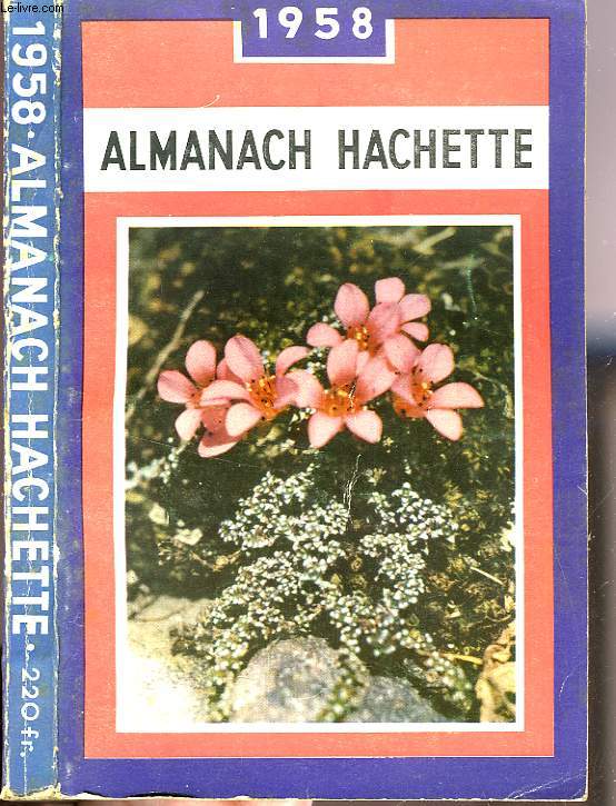 ALMANACH HACHETTE 1958