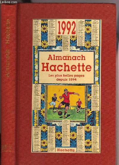 ALMANACH HACHETTE 1992
