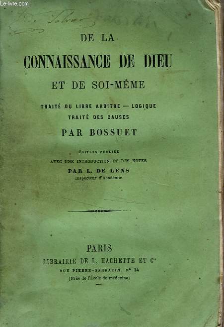 DE LA CONNAISSANCE DE DIEU ET DE SOI-MEME