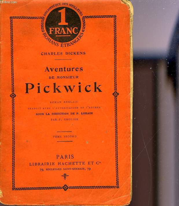 AVENTURES DE MONSIEUR PICKWICK, TOME 2