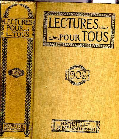 LECTURES POUR TOUS, 1906