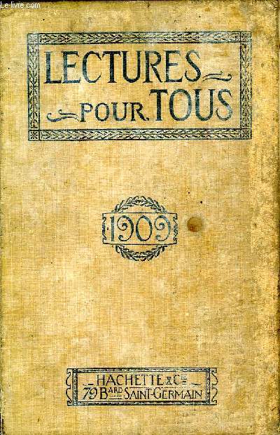 LECTURES POUR TOUS, 1909