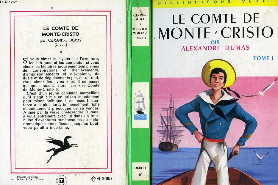 LE COMTE DE MONTE-CRISTO, TOME 1