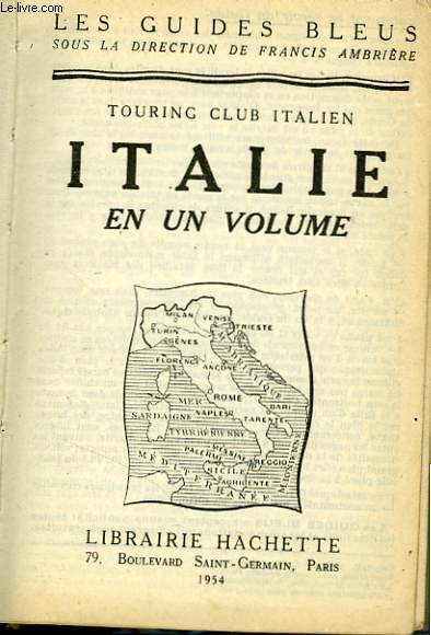 ITALIE EN UN VOLUME