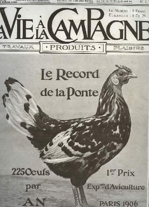 LA VIE A LA CAMPAGNE N 1