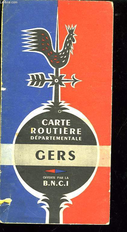 CARTE ROUTIERE DEPARTEMENTALE GERS