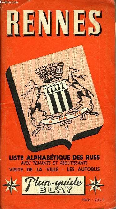 PLAN GUIDE BLAY DE RENNES