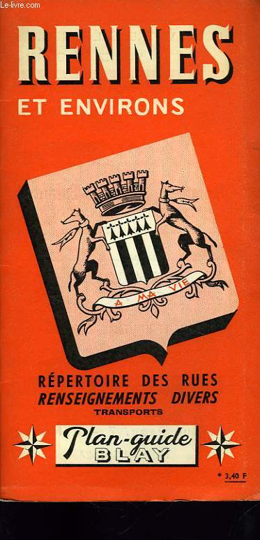 PLAN GUIDE BLAY DE RENNES ET SES ENVIRONS