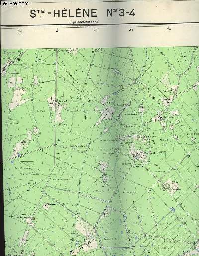 IGN, CARTE DE FRANCE 1:25000, STE HELENE n3-4