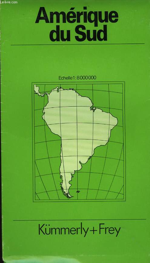 AMERIQUE DU SUD 1 : 8000000