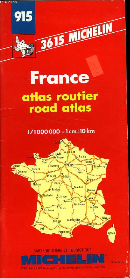 ATLAS DES ROUTES DE FRANCE