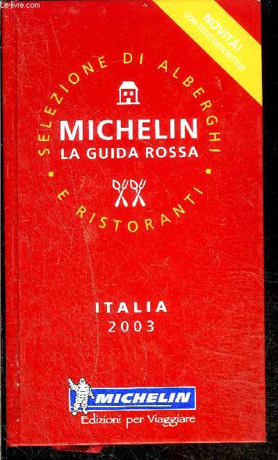 GUIDE ROUGE MICHELIN ITALIE - Htels et Restaurants