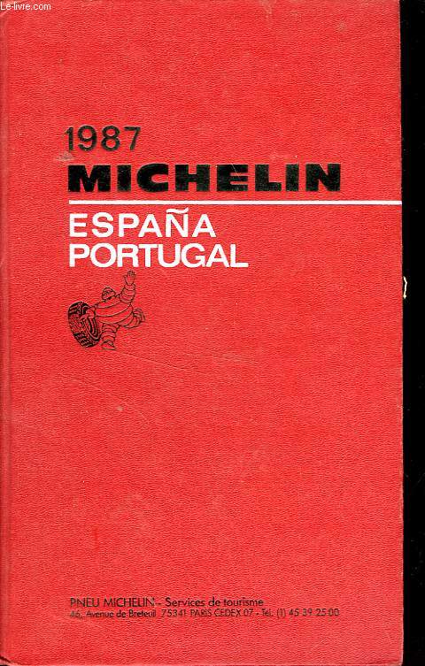 GUIDE ROUGE MICHELIN Espagne/Portugal