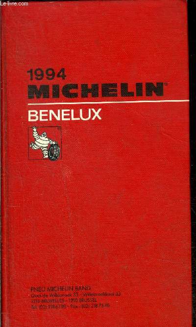 GUIDE ROUGE MICHELIN BENELUX