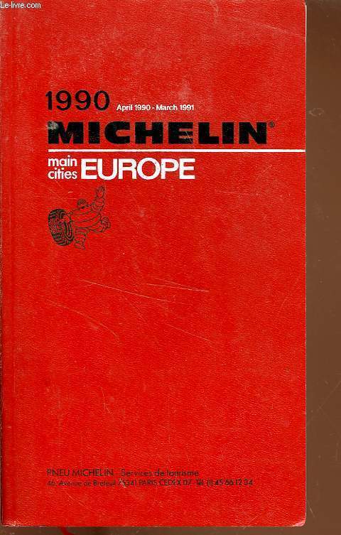 GUIDE ROUGE MICHELIN EUROPE