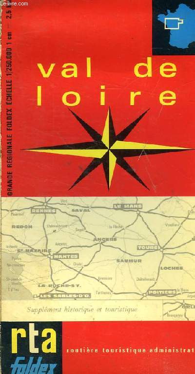 CARTE REGIONALE ROUTIERE VAL DE LOIRE