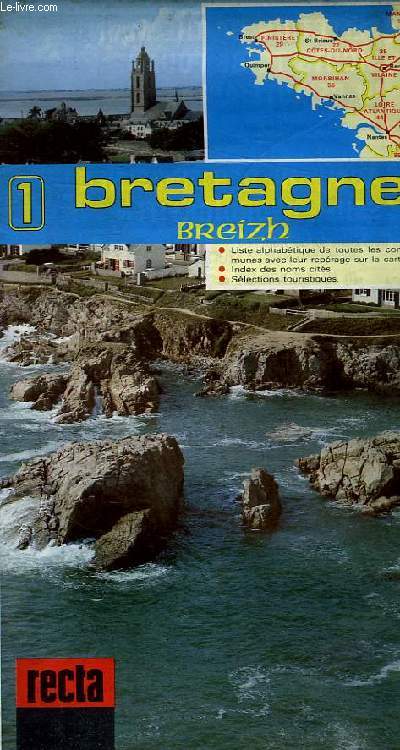 CARTE REGIONALE ROUTIERE BRETAGNE N1