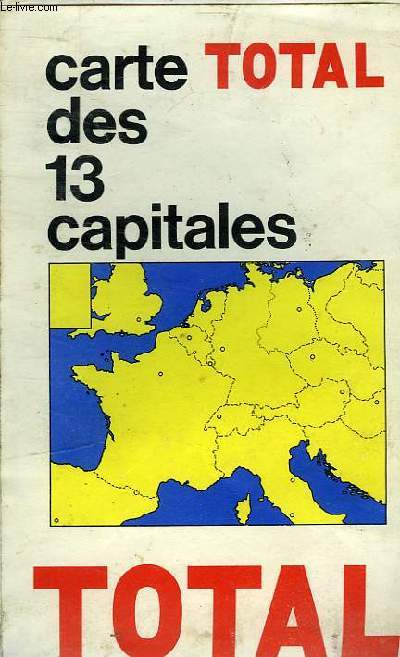 CARTE TOTAL DES 13 CAPITALES