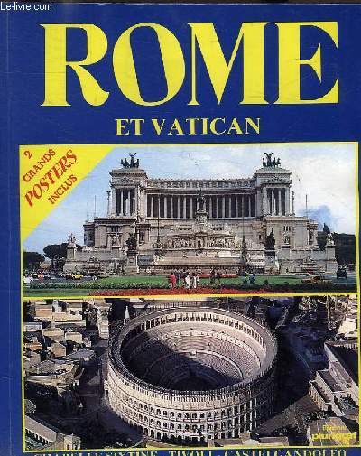 ROME ET VATICAN - 2 GRANDS POSTERS INCLUS